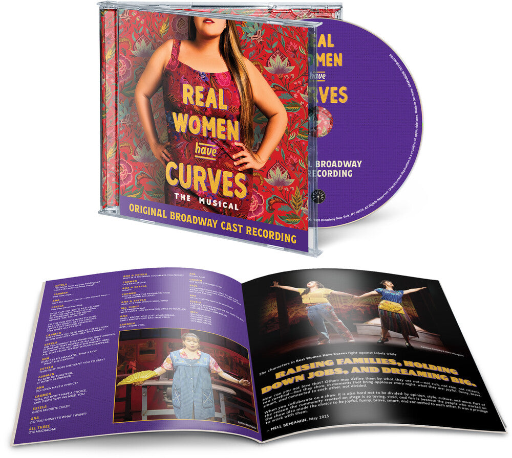 the album cover for Joy Huerta / Velez,Benjamin - Real Women Have Curves: The Musical - O.B.C.R.