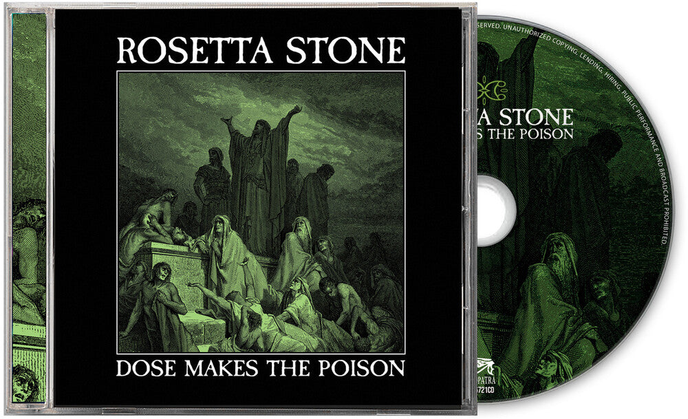 the album cover for Rosetta Stone - Dose Makes The Poison