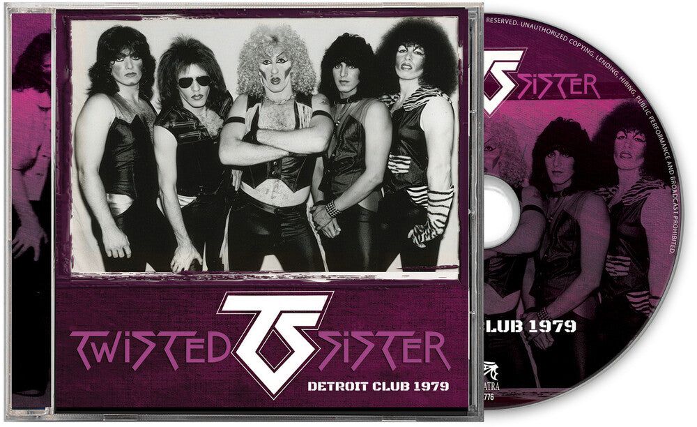 the album cover for Twisted Sister - Detroit Club 1979
