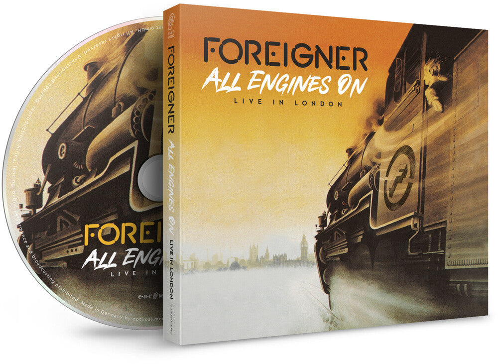 the album cover for Foreigner - All Engines On - Live In London