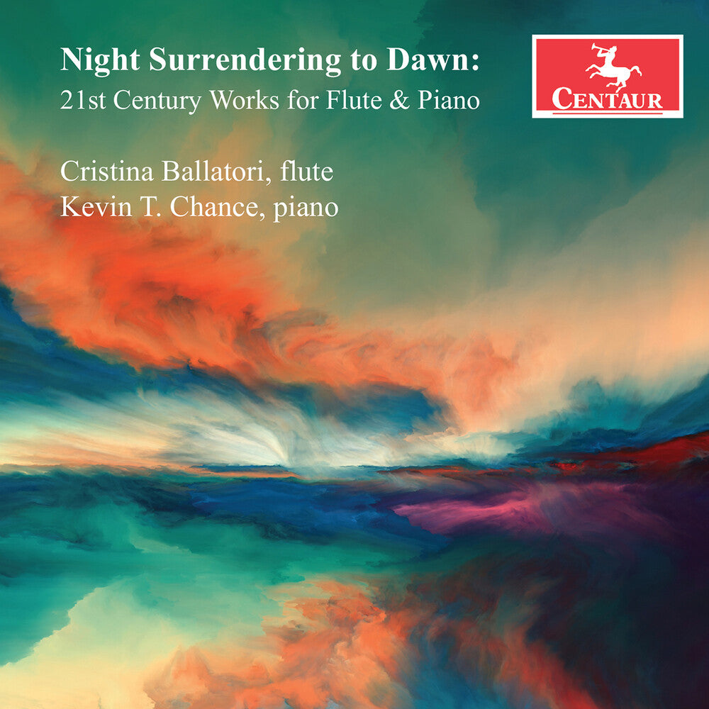the album cover for Cristina Ballatori - Night Surrendering To Dawn - 21st Century Works