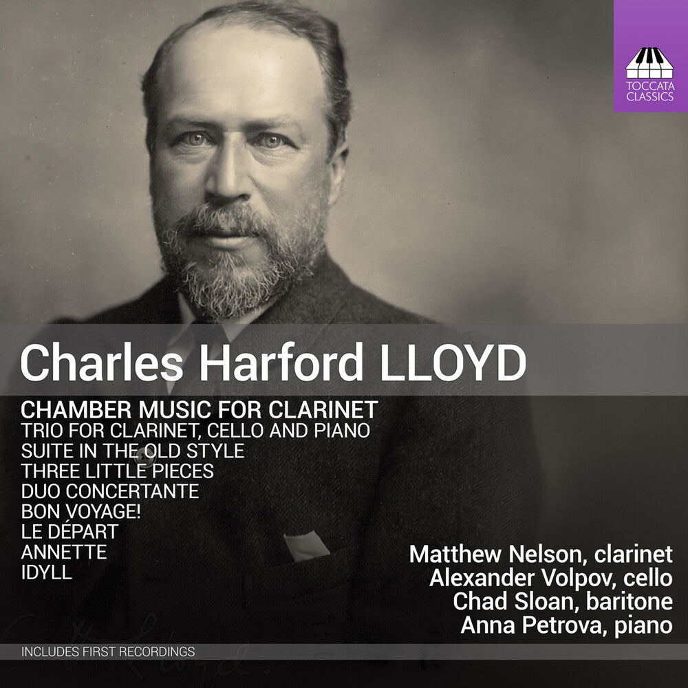 Charles Harford Lloyd: Chamber Music For Clarinet Music CD