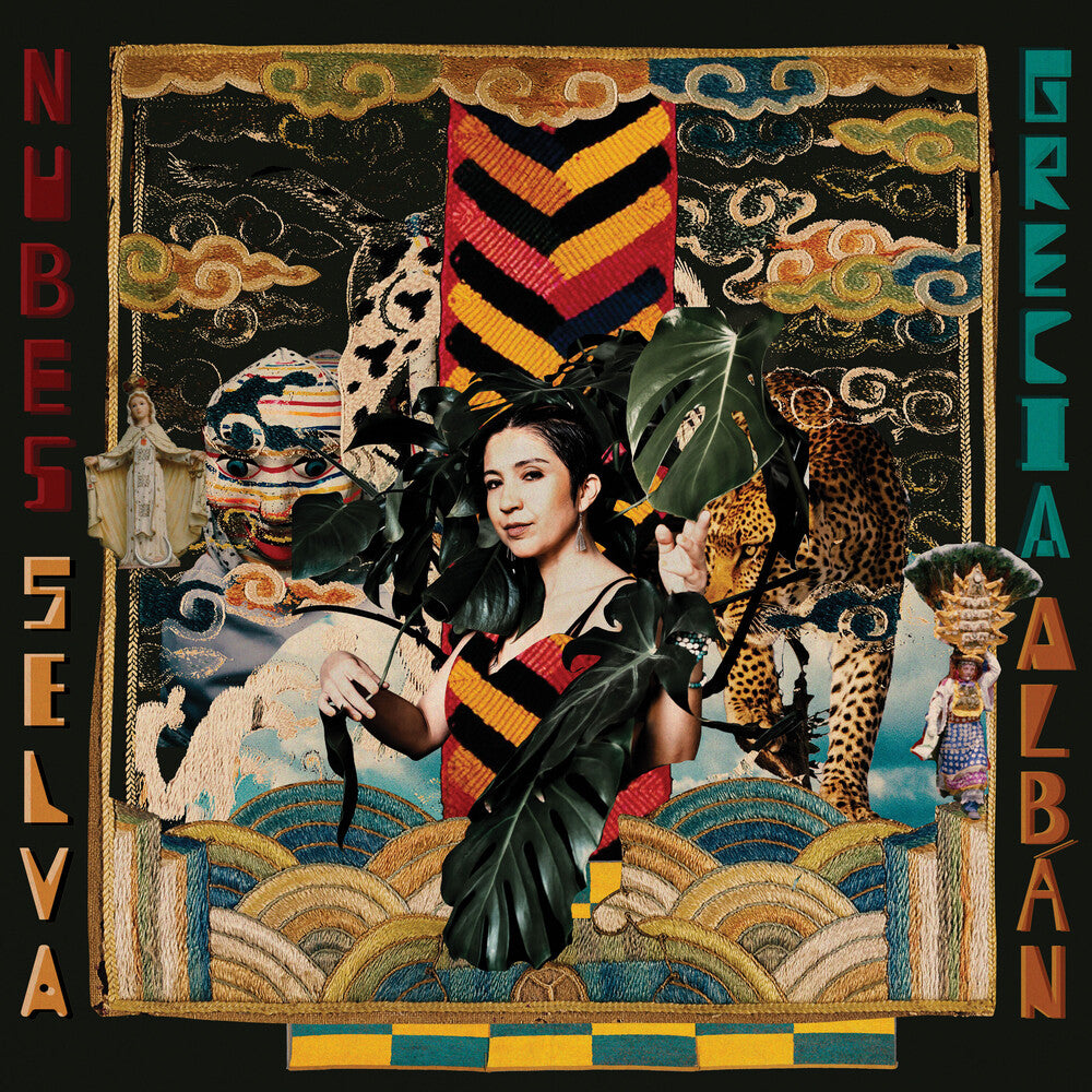 the album cover for Grecia Alban - Nubes Selva