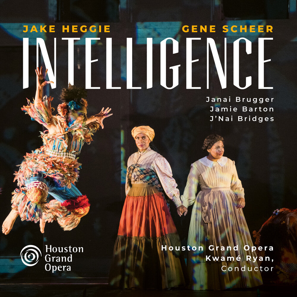 the album cover for Houston Grand Opera - Jake Heggie: Intelligence
