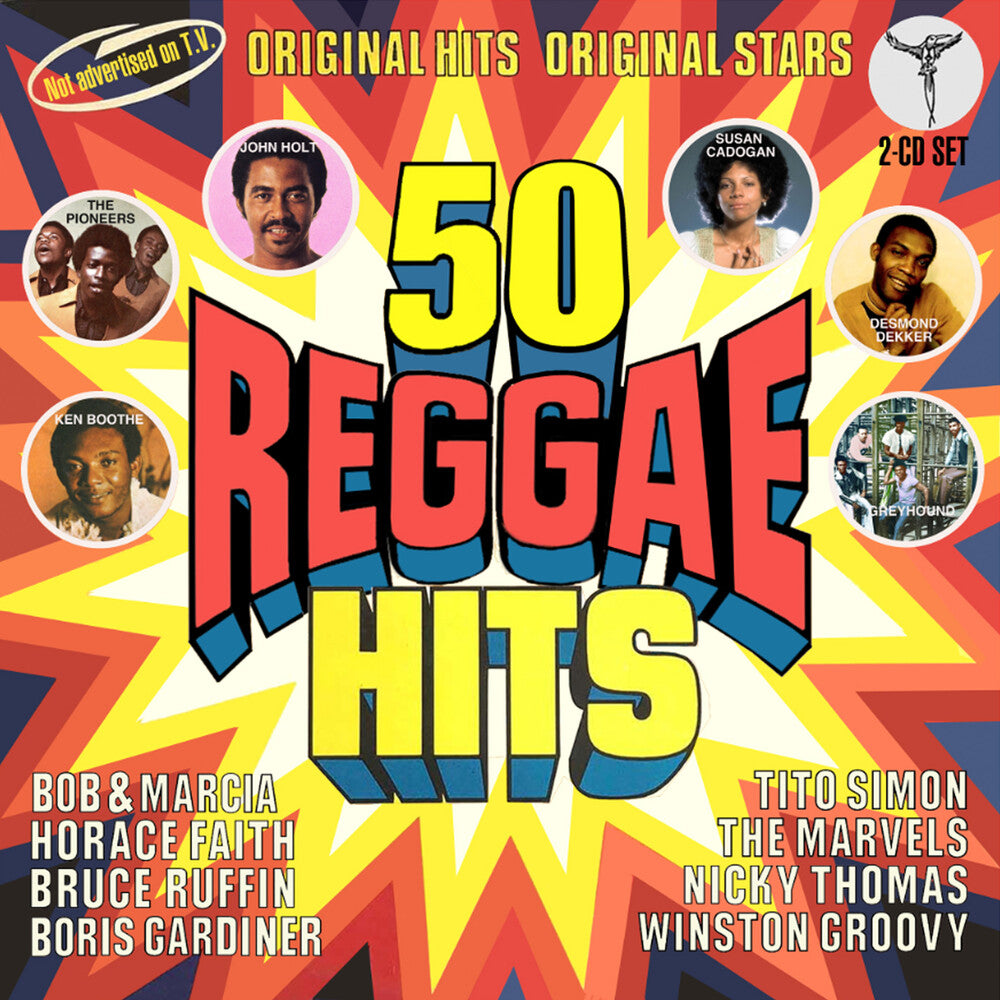 the album cover for 50 Reggae Hits / Various - 50 Reggae Hits / Various (Uk)