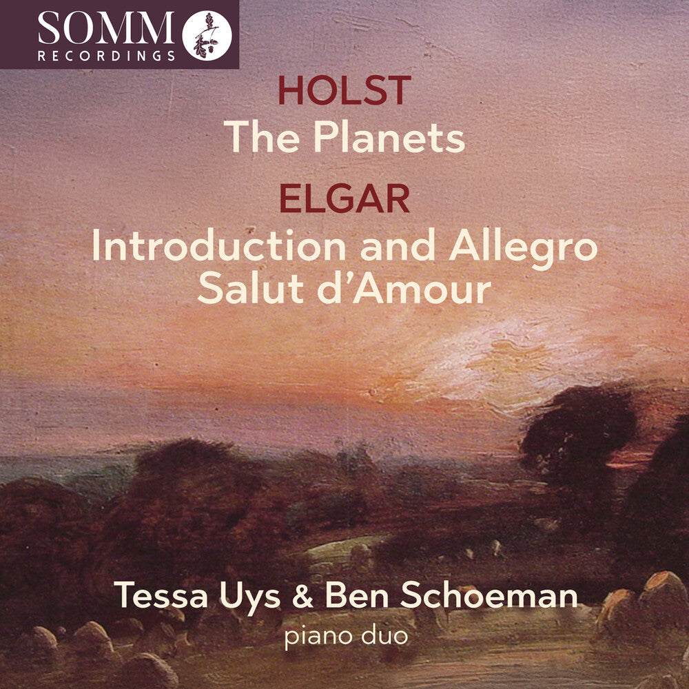the album cover for Tessa Uys - Holst: Planets: Elgar: Introduction & Allegro