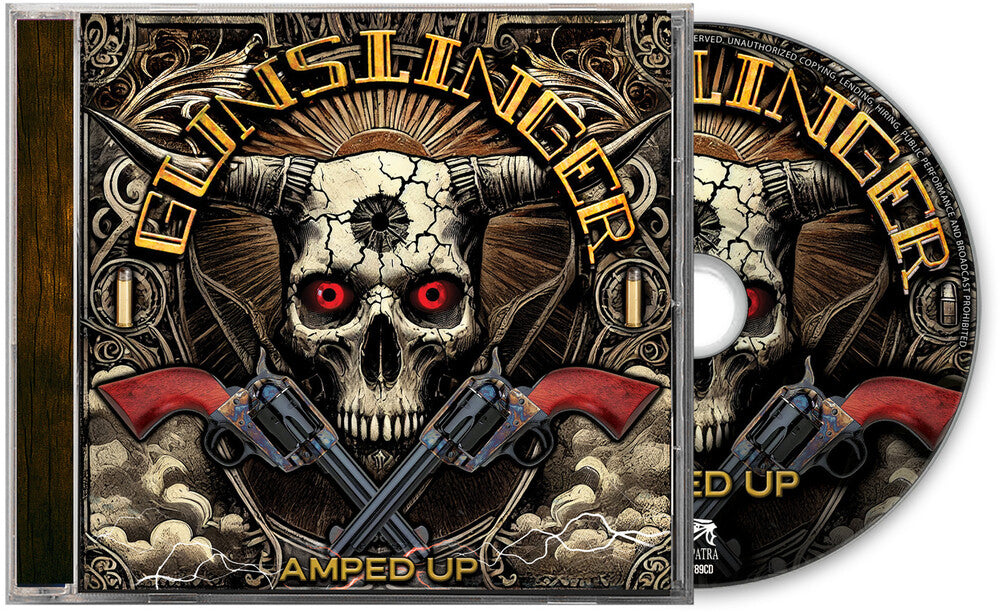 the album cover for Gunslinger - Amped Up