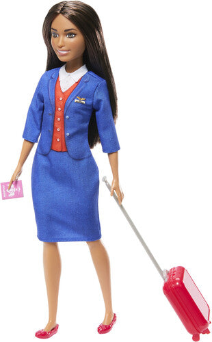 Barbie - Barbie Flight Attendant Brunette - Collectibles