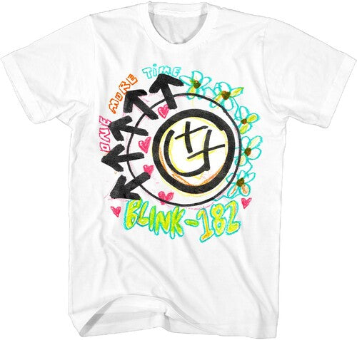 Blink 182 One More Time Tshirt Lg Wht 10581012a3 - Blink 182 One More Time Tshirt Lg Wht 10581012a3 - Apparel