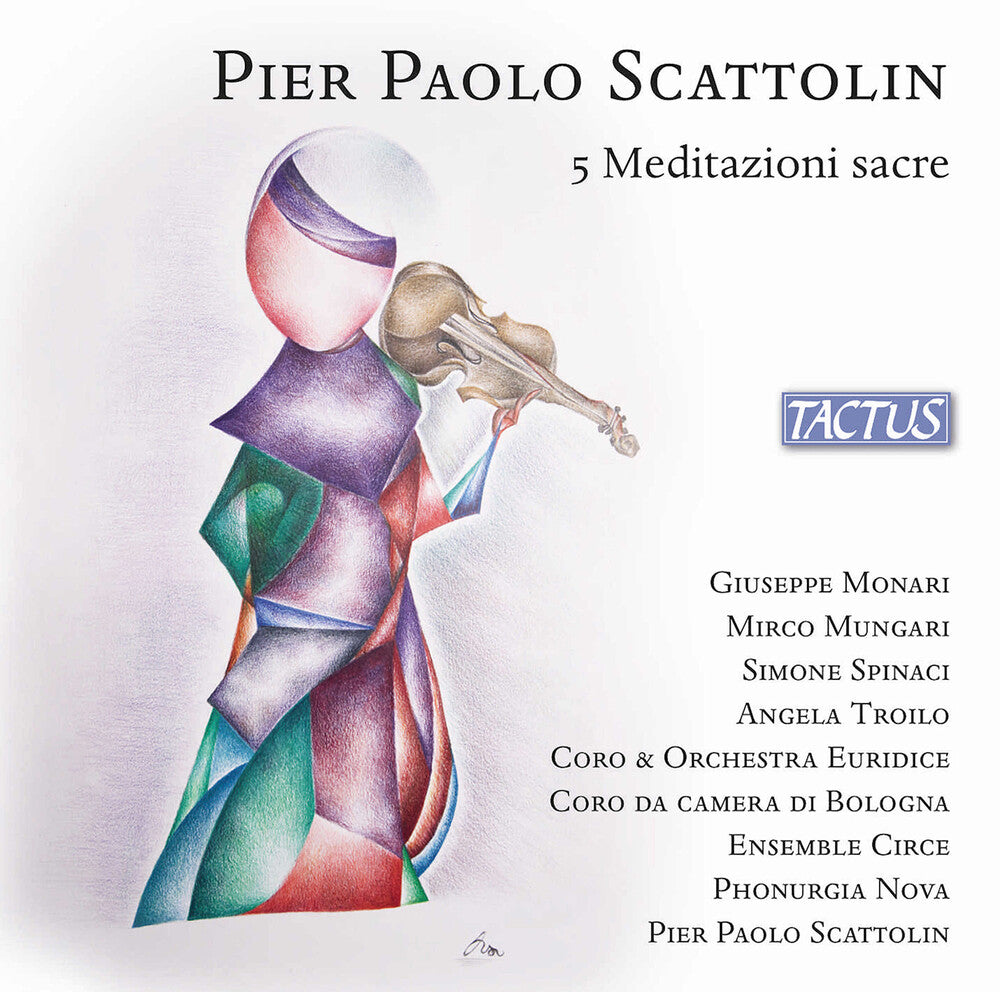 the album cover for Coro Euridice - Scattolin: 5 Meditazioni Sacre