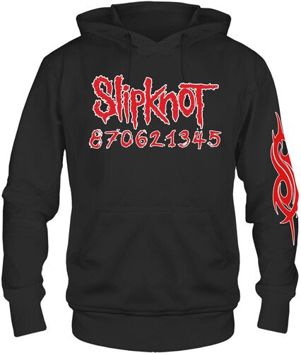 Slipknot Barcode Print Hoodie 2xl Blk 15092485a5 - Slipknot Barcode Print Hoodie 2xl Blk 15092485a5 - Apparel