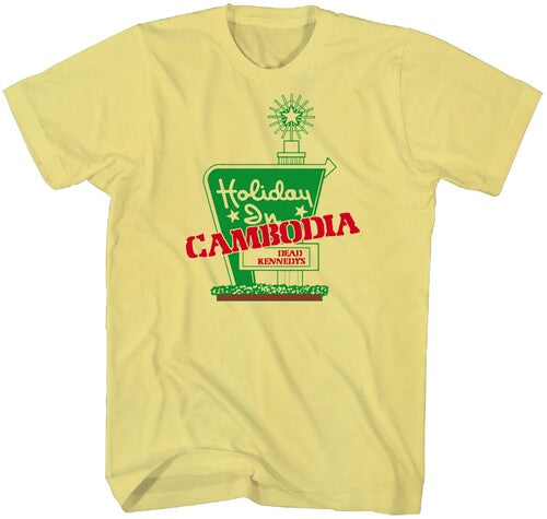 Dead Kennedys Holiday Tshirt Sm Yellow Ts0008dka1 - Dead Kennedys Holiday Tshirt Sm Yellow Ts0008dka1 - Apparel