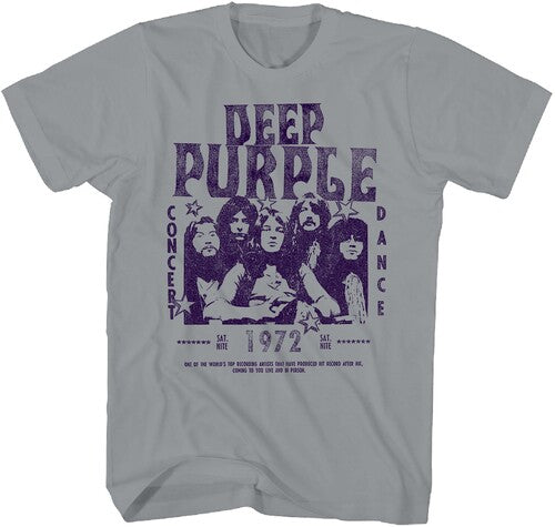 Deep Purple Concert 1972 Tshirt 2xlgray 24dpp024a5 - Deep Purple Concert 1972 Tshirt 2xlgray 24dpp024a5 - Apparel