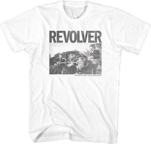 Beatles Revolver Band Tshirt Lg Wht 2061192305 - Beatles Revolver Band Tshirt Lg Wht 2061192305 - Apparel