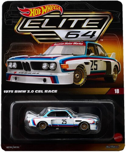 Hot Wheels Premium - Hot Wheels Premium Elite 64 1975 Bmw 3 0 Csl Race - Collectibles