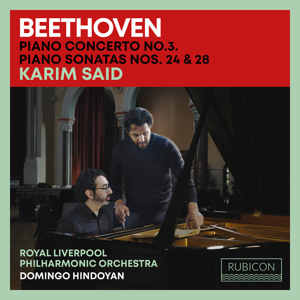 the album cover for Karim Said / Royal Liverpool Philharmonic - Beethoven: Piano Concerto No.3 Sonatas 24 & 28