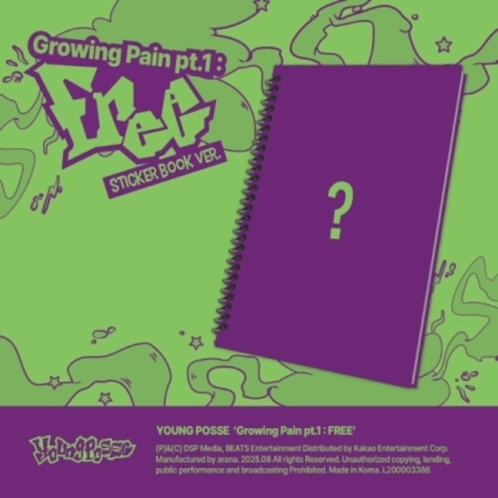 Growing Pain Pt.1: Free - Sticker Book Version Music CD