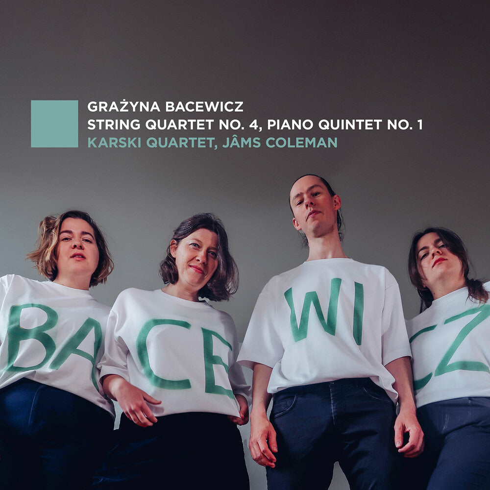 Bacewicz: Str Qrt No. 4 Pno Qnt No. 1 Music CD