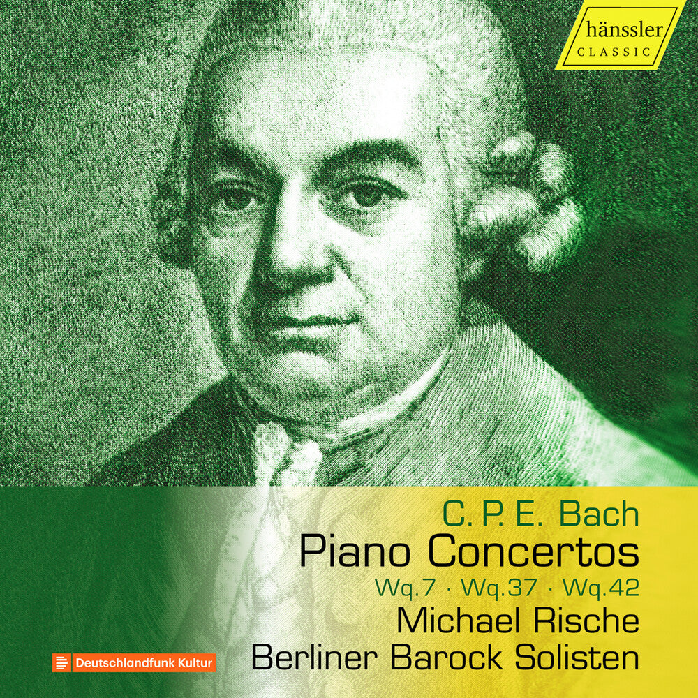 C.P.E. Bach: Piano Concertos, Wq. 7, Wq. 37 & Wq. 42 Music CD