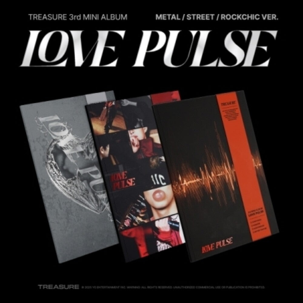 the album cover for Treasure - Love Pulse - Random Cover Version (Post) (Phob)