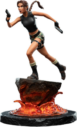 Open Edition Polystone - Tomb Raider - Lara Croft: The Sanctuary Of Flame - Collectibles