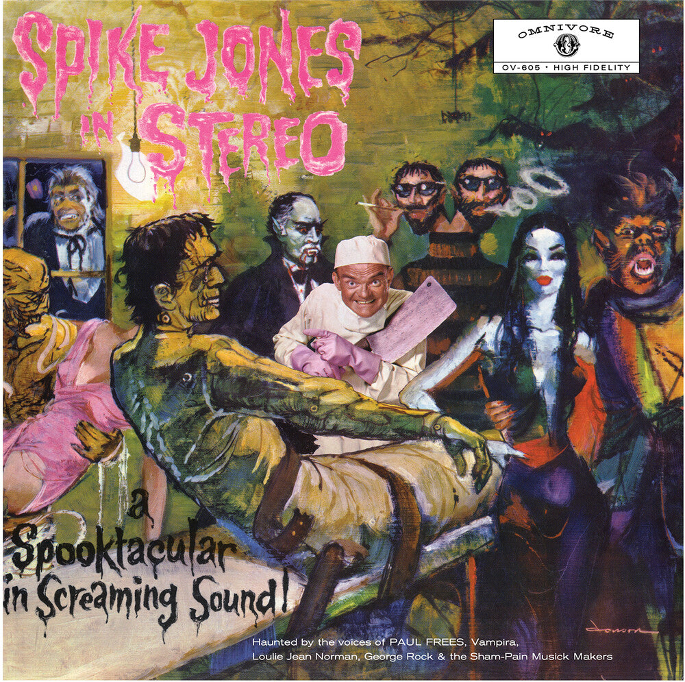 the album cover for Spike Jones - In Stereo: A Spook