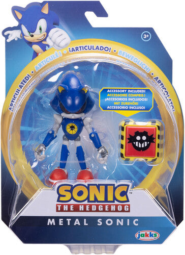 Sonic 4in Articulated Fig W/ Accy 4pc Wave 21 Asst - Sonic 4in Articulated Fig W/ Accy 4pc Wave 21 Asst - Collectibles