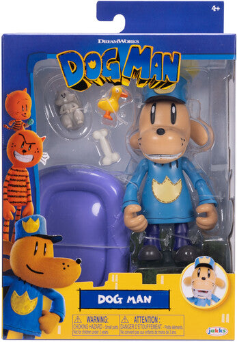Dog Man 5in Figure 4pc Wave 2 Asst - Dog Man 5in Figure 4pc Wave 2 Asst - Collectibles
