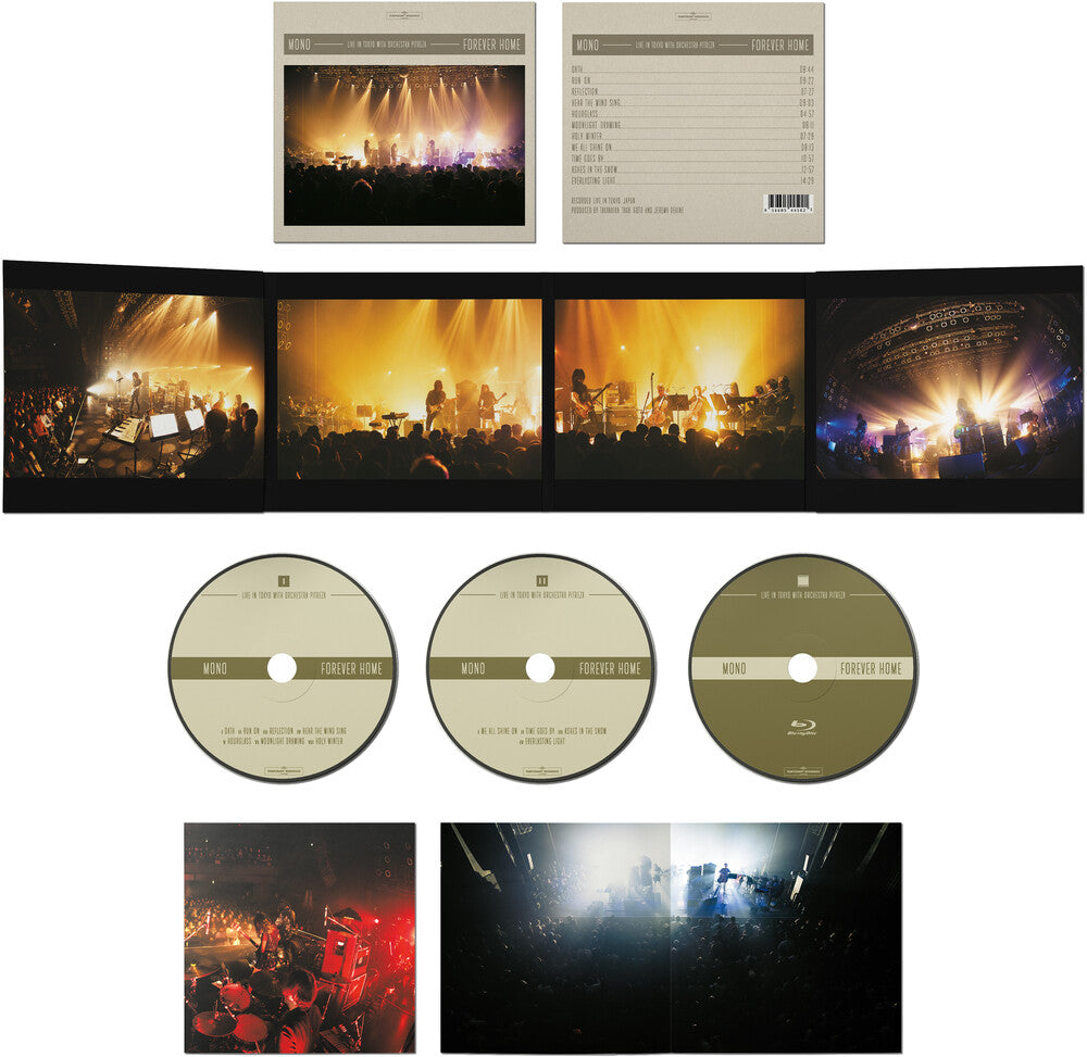 the album cover for Mono - Forever Home: Live In Japan With Orchestra Pitreza
