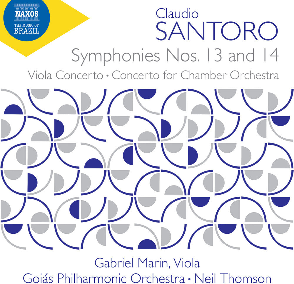 the album cover for Gabriel Marin - Santoro: Sym No. 13: Sym No. 14: Viola Con: Con