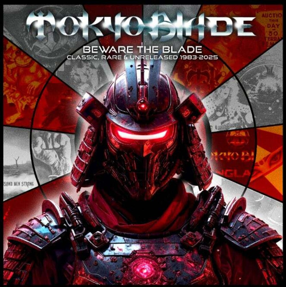 the album cover for Tokyo Blade - Beware The Blade: Classic Rare & Unreleased 83-25