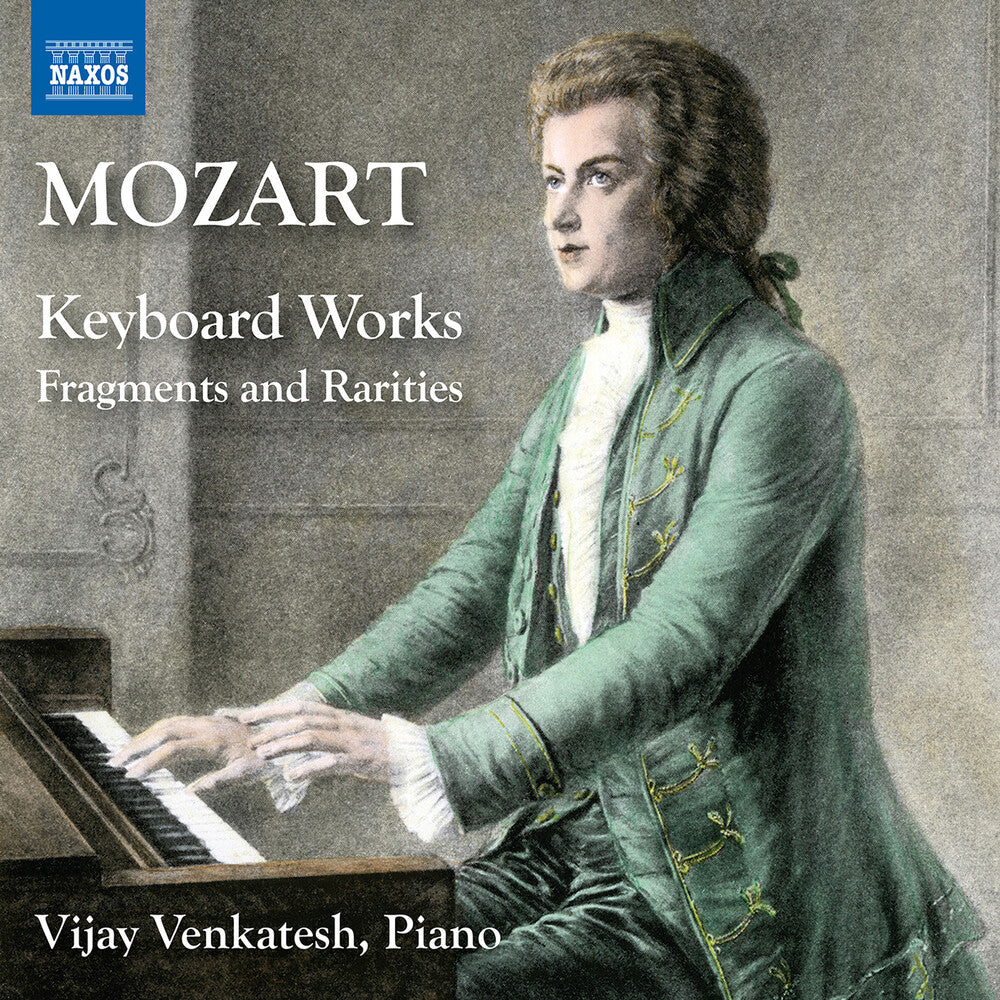 the album cover for Vijay Venkatesh - Mozart: Keyboard Works