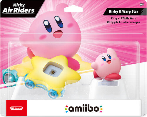 Amiibo: Kirby Air - Kirby & Warp Star - Amiibo: Kirby Air - Kirby & Warp Star - Game Accessories
