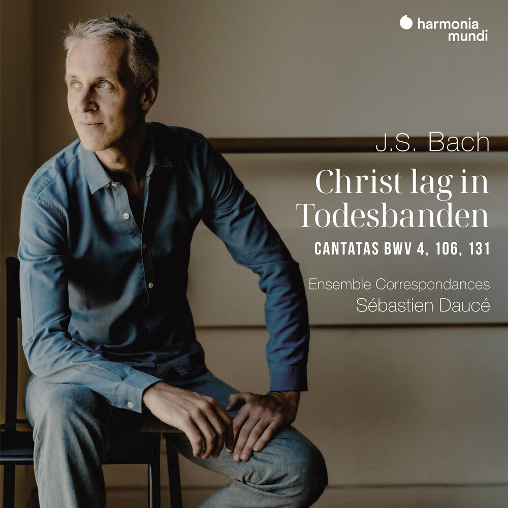 the album cover for Ensemble Correspondances / Sebastien Dauce - Bach: Christ Lag In Todesbanden Cantatas