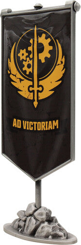 Fallout Brotherhood Of Steel Metal Banner - Fallout Brotherhood Of Steel Metal Banner - Collectibles