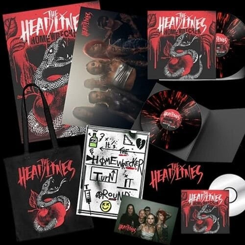 Headlines - Homewrecker - Black/red Splatter - Vinyl Record