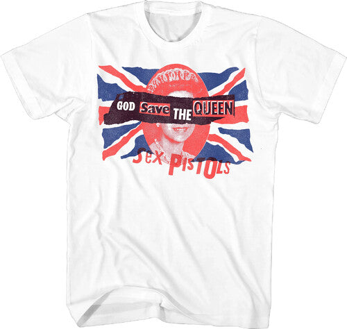 Sex Pistols God Save The Queen F/b Tshirt 1xl Wht - Sex Pistols God Save The Queen F/b Tshirt 1xl Wht - Apparel