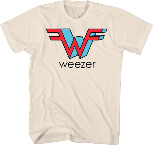 Weezer Weezer Logo Tshirt Large Natural - Weezer Weezer Logo Tshirt Large Natural - Apparel