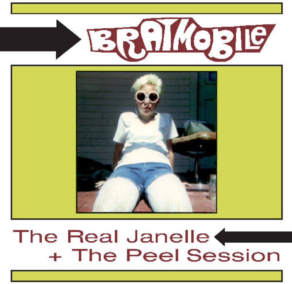the album cover for Bratmobile - Real Janelle & The Peel Session