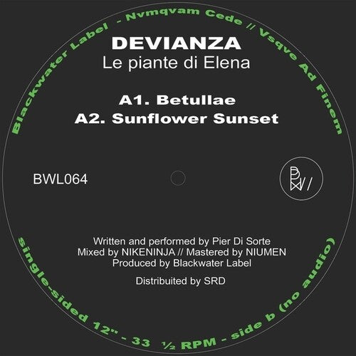 Devianza - Piante Di Elena - Vinyl Record