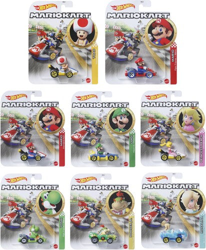Hot Wheels Mario Kart - Hot Wheels 1 64 Mario Kart 8 Piece C Asrt - Collectibles