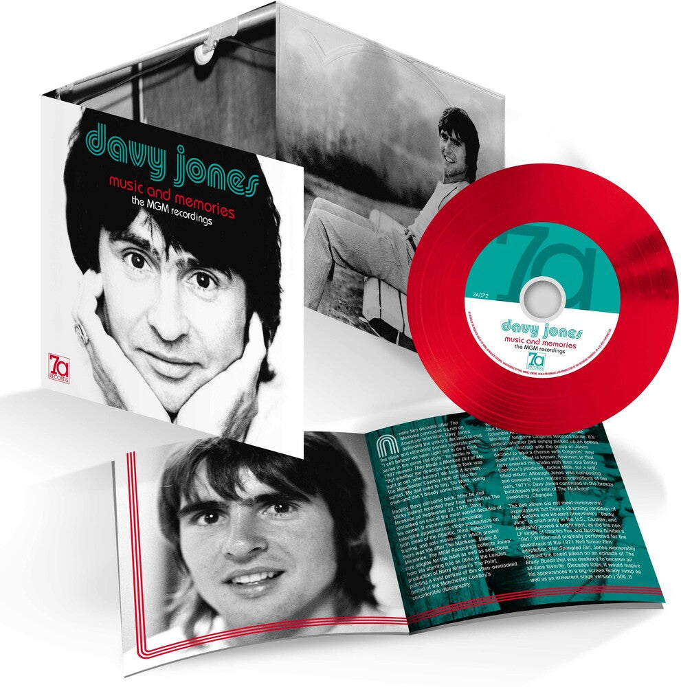 the album cover for Jones, Davy - Music & Memories - Incl. 16pg Color Booklet