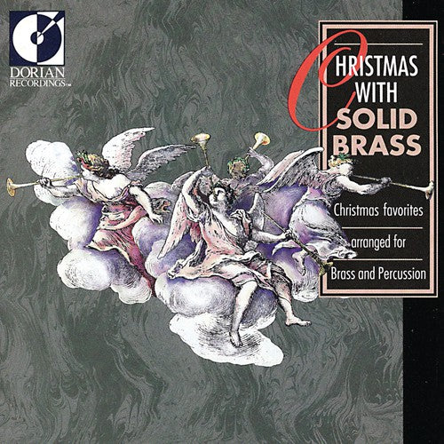 the album cover for Solid Brass - Christmas Carols