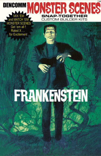 Monster Scenes Frankenstein 1/13 Scale Model Kit - Monster Scenes Frankenstein 1/13 Scale Model Kit - Collectibles