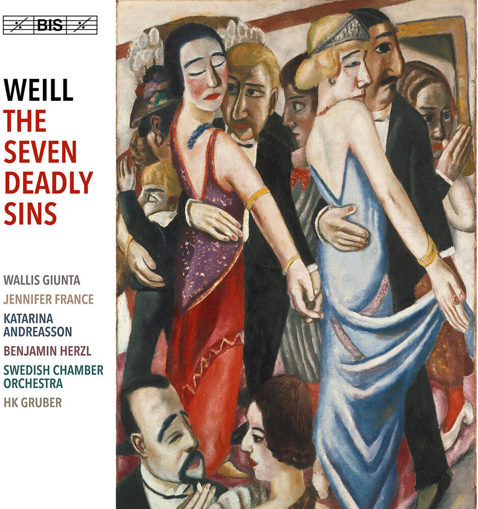 Kurt Weill: Seven Deadly Sins Music CD