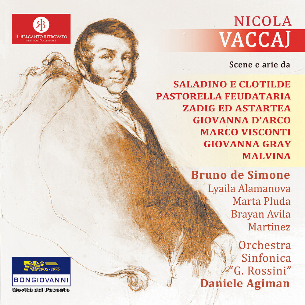 Nicola Vaccaj: Scenes & Arias From Operas Music CD