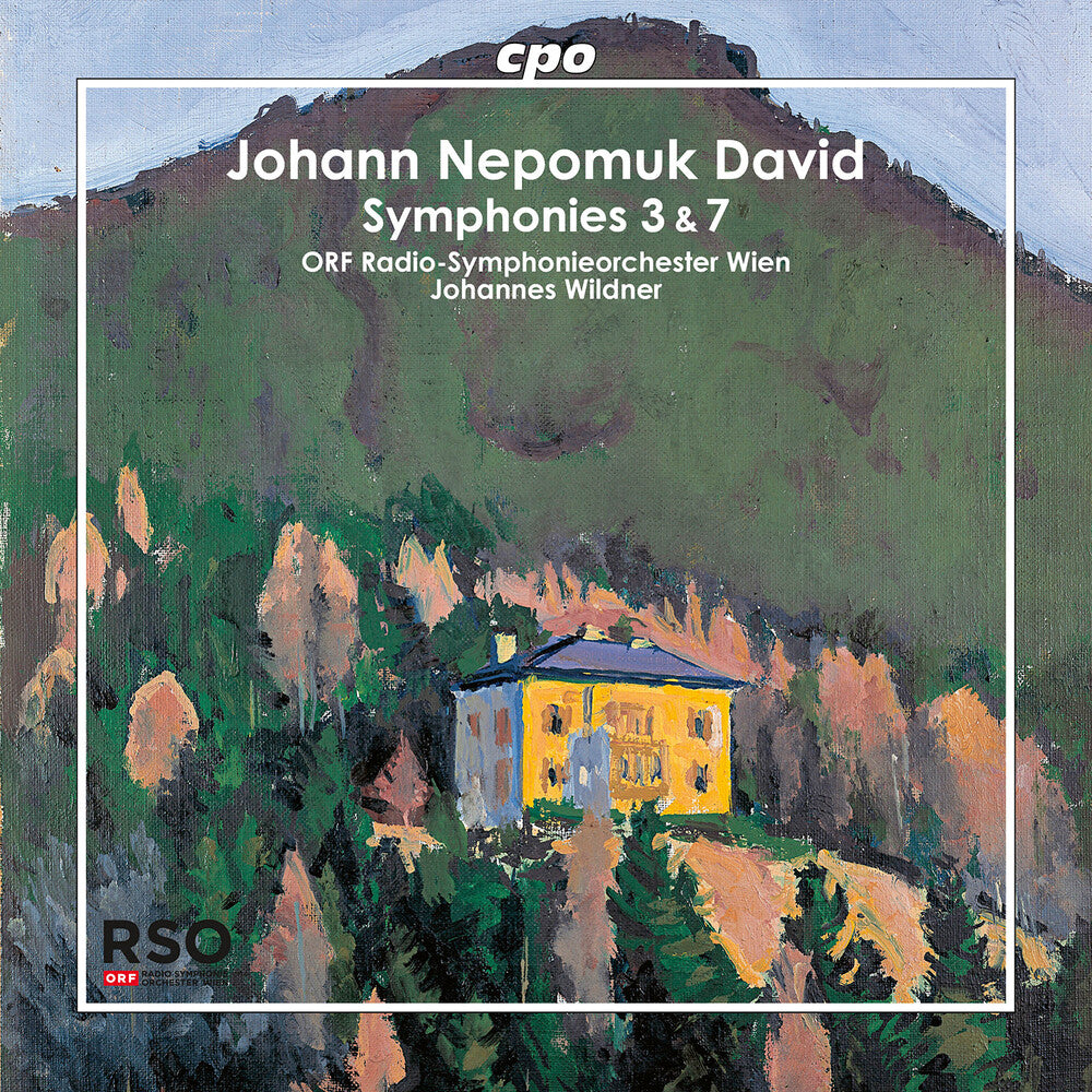 Johann Nepomuk David: Symphonies 3 & 7 Music CD