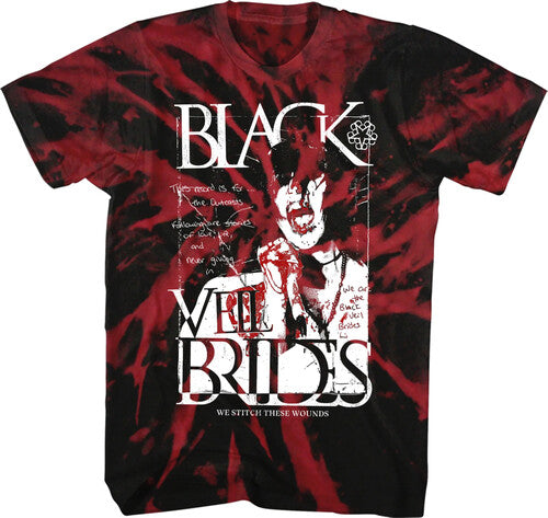 Black Veil Brides Bloody Andy T-shirtmedium Blk - Black Veil Brides Bloody Andy T-shirt Medium Blk - Apparel