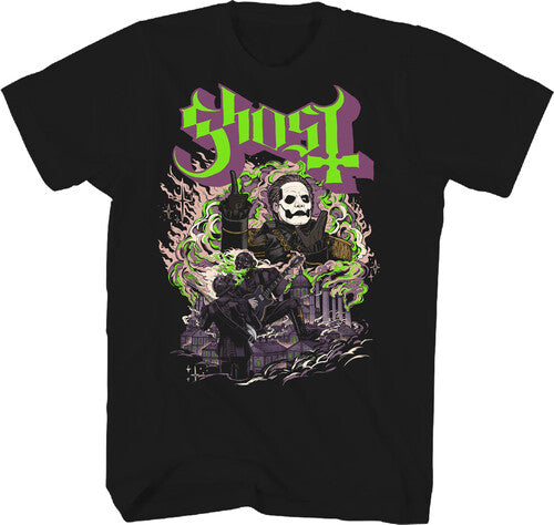 Ghost Fog T-shirt Medium Black - Ghost Fog T-shirt Medium Black - Apparel