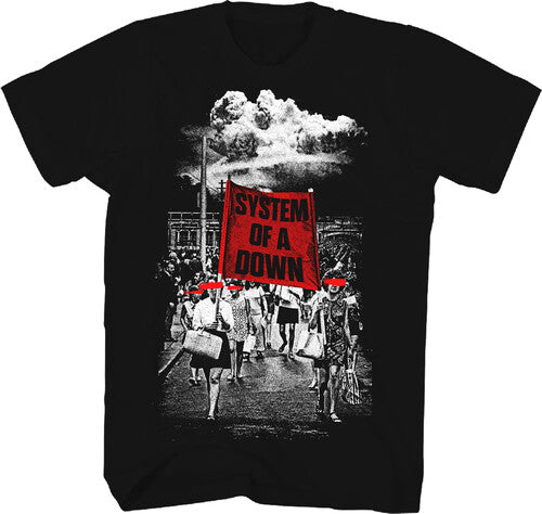 System Of A Down Banner March T-shirt 1x Lrg Blk - System Of A Down Banner March T-shirt 1x Lrg Blk - Apparel